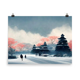 Winter In Japan Print Galant Art