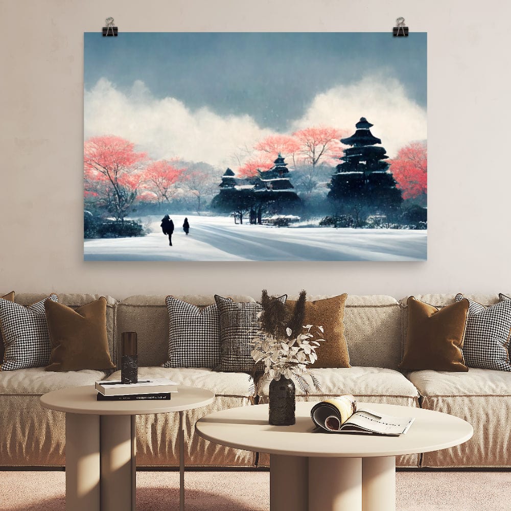 Winter In Japan Print Galant Art